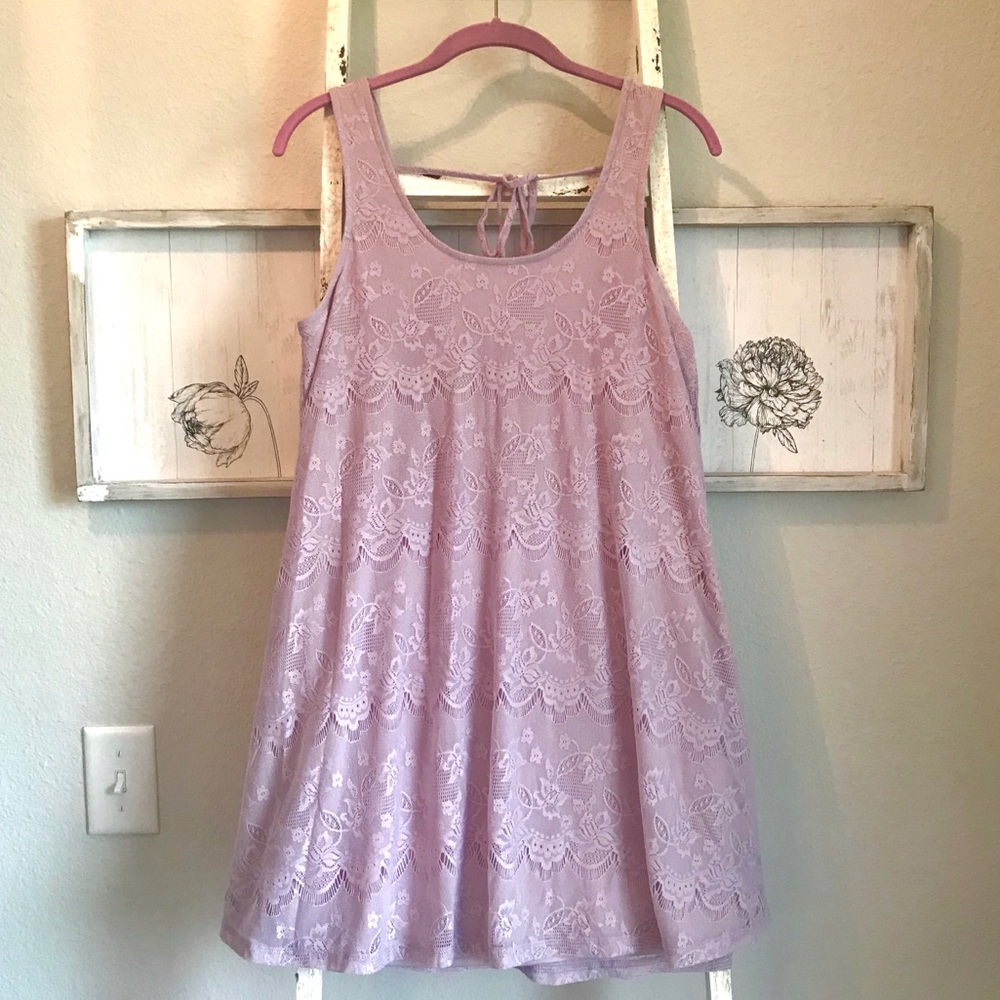 Altar’d State lavender lace dress